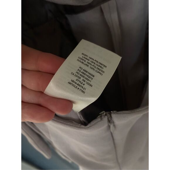 Wilfred NWT New Ecoulement in Lilac Fog Romper, Open Back, Sz 4, MSRP $138 - Picture 6 of 11